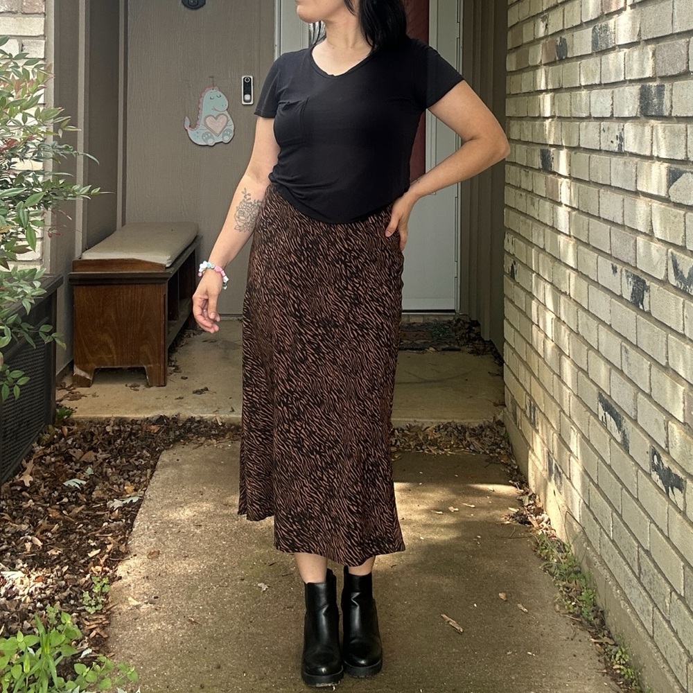 Rachel Zoe Animal Print Skirt- Size Small